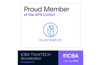 Overwatch Joins ICBA ThinkTECH Accelerator Program